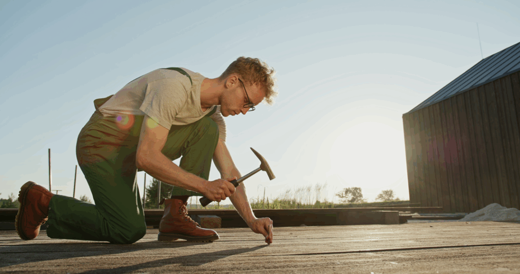 young builder or workman dressed in dungarees3